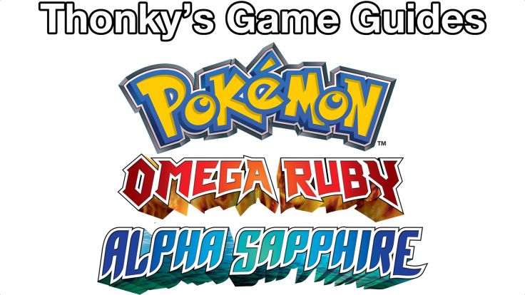 Thonky's Game Guides: Pokémon Omega Ruby and Alpha Sapphire