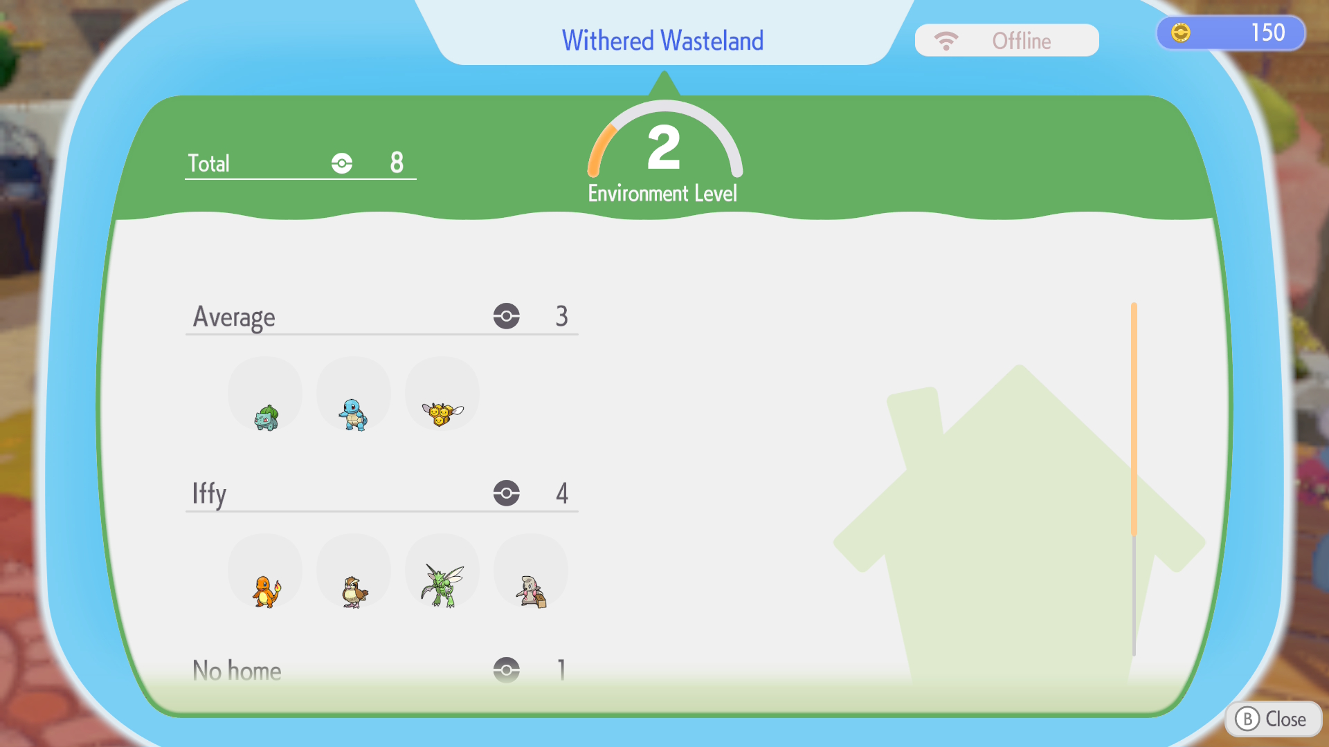 Ask Pok&eacute;mon about their comfort levels, check their preferences in the Pok&eacute;dex, then improve their habitats to increase the environment level.