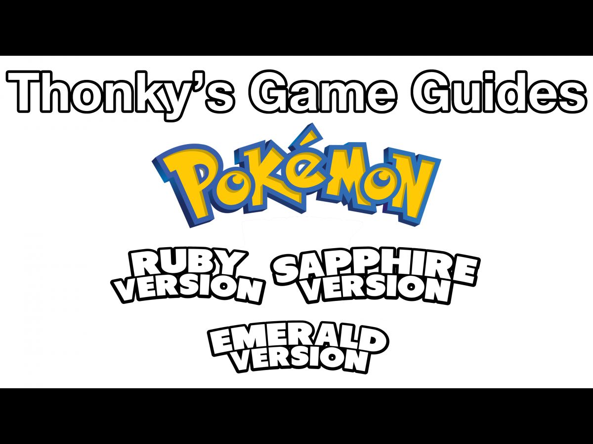 Pokémon Ruby, Sapphire, and Emerald Walkthrough 