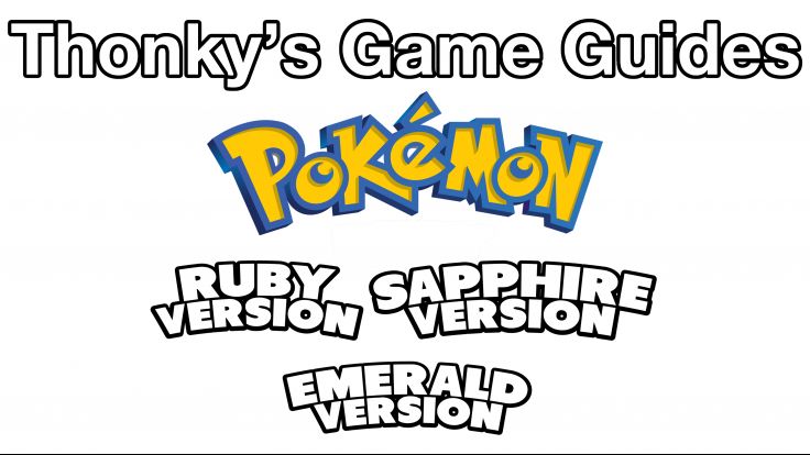 Thonky's Game Guides: Pokémon Ruby, Sapphire, and Emerald