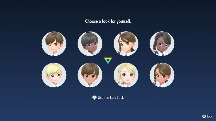 When you start the game, you can choose from different looks and hairstyles.