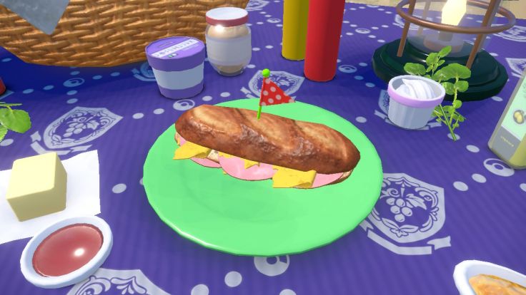 During picnics, you can hang out with your Pokémon and make sandwiches.