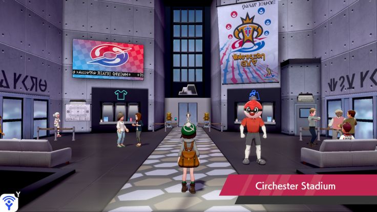 You arrive in Circhester Stadium after you have taken in the sights in Circhester.