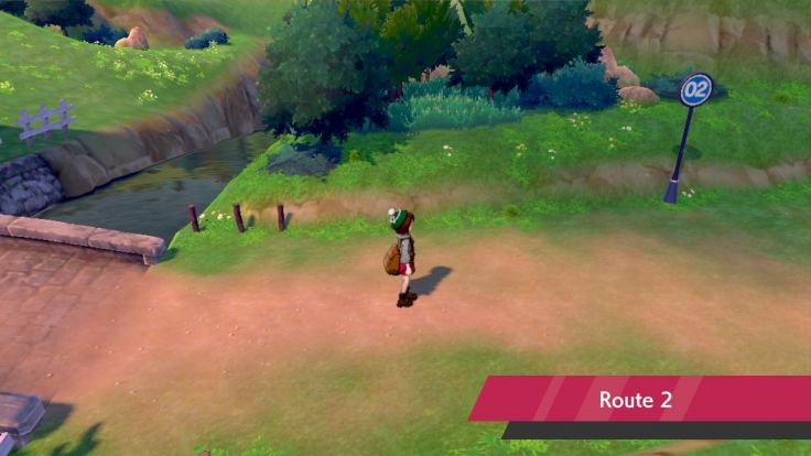 After you explore Wedgehurst, you go north to reach Galar Route 2.