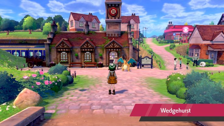 You arrive in Wedgehurst, home of the Pokémon Research Lab.