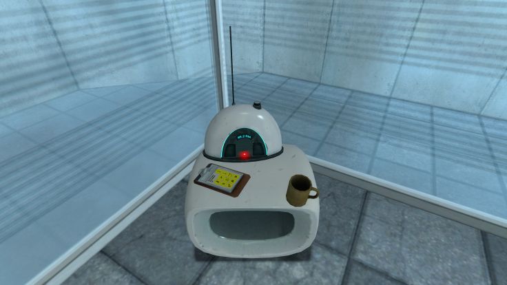 You find your first radio in Test Chamber 00, near the sleeping pod where you are awakened.