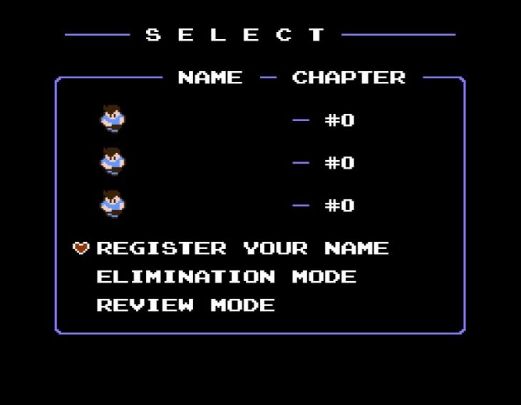 How to create and delete save files in StarTropics, and an explanation of Review Mode.