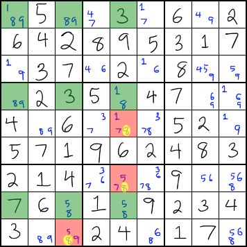 Swordfish Strategy - Sudoku