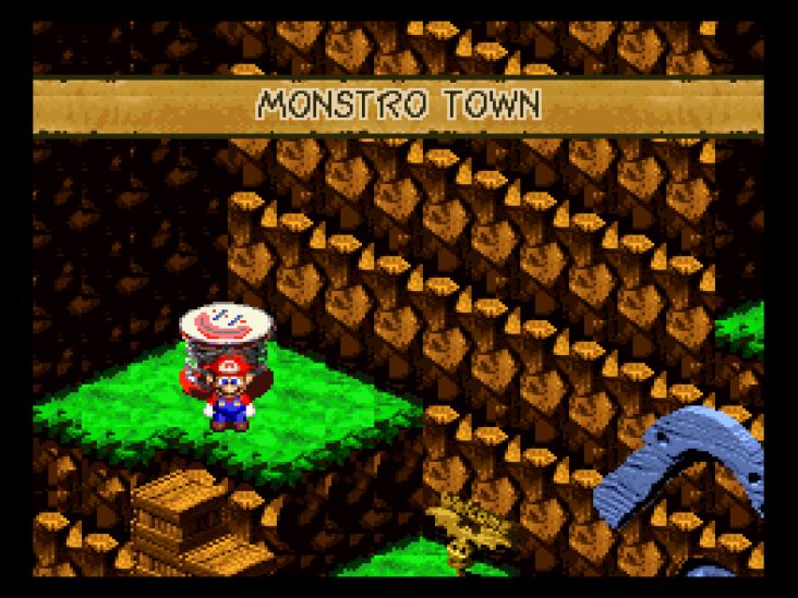 After you go through Belome Temple and defeat Belome once more, you arrive in Monstro Town.