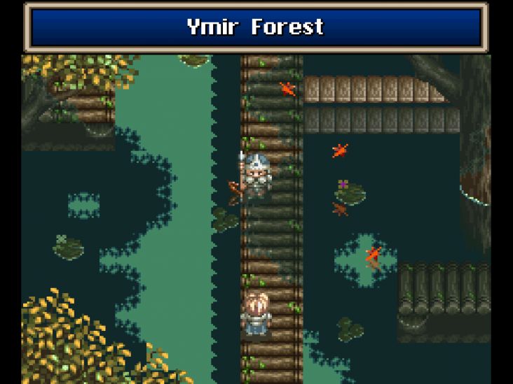 How to get through the Ymir Forest to reach the elves' haven in Tales of Phantasia