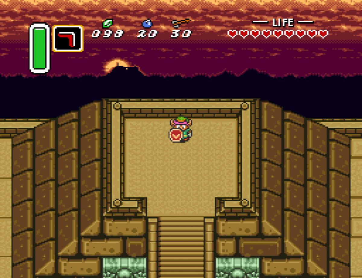 Light World - The Desert Palace - The Legend of Zelda: A Link to