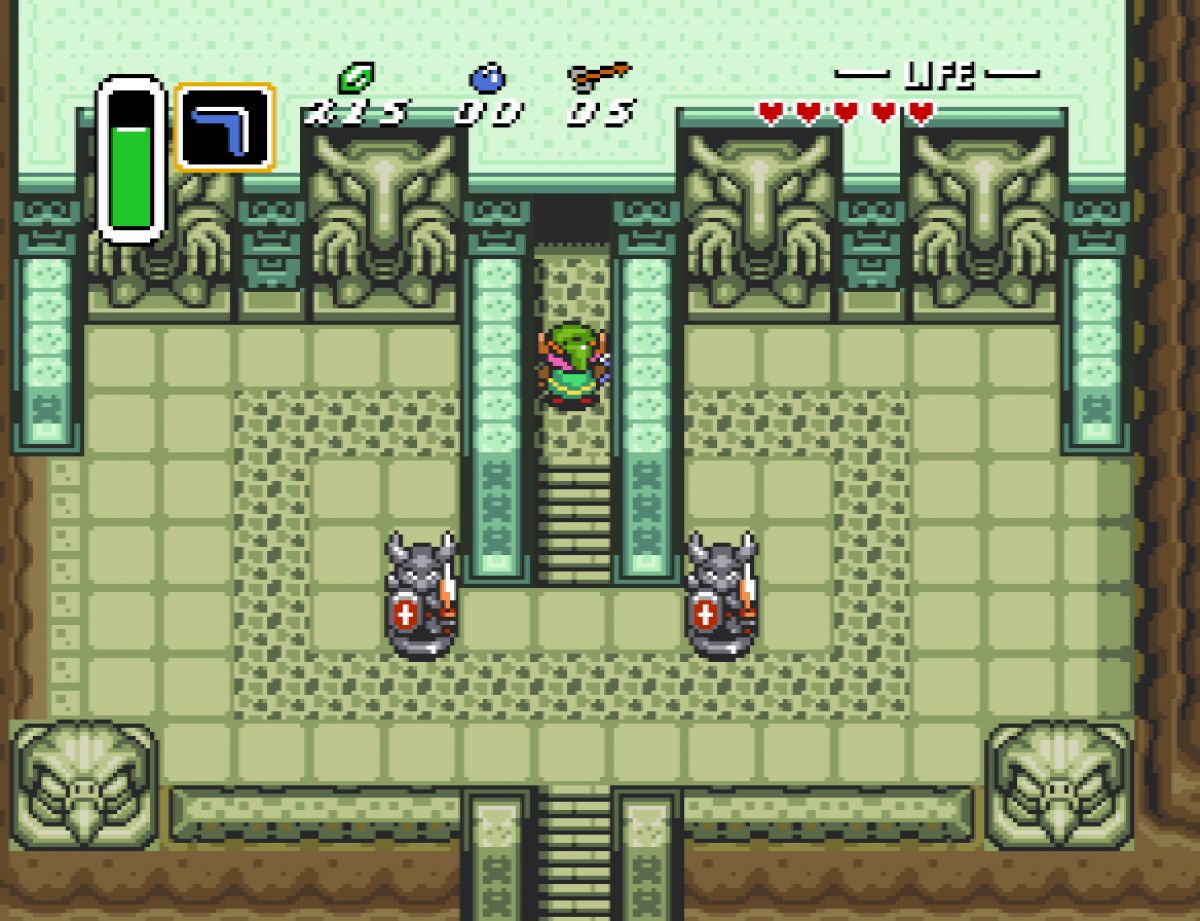 Statues in NES Zelda dungeons. I know what they should be, but can