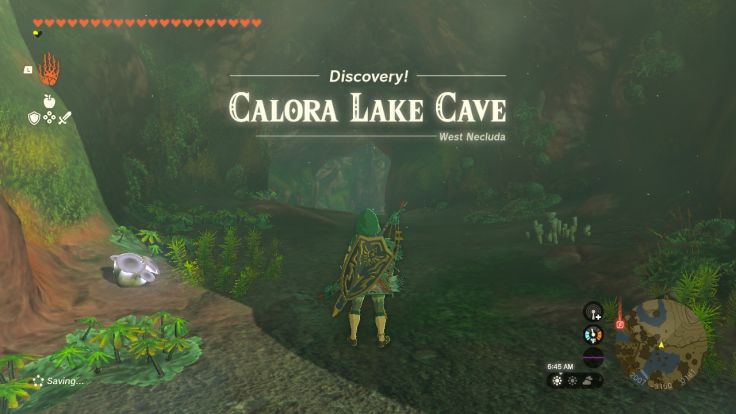 Calora Lake Cave can be found in the northeastern part of Lake Floria, southwest of Rabella Wetlands Skyview Tower.