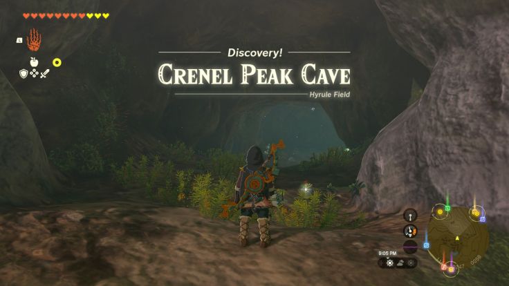 Crenel Peak Cave is part of Crenel Peak, which is north of Wetland Stable.