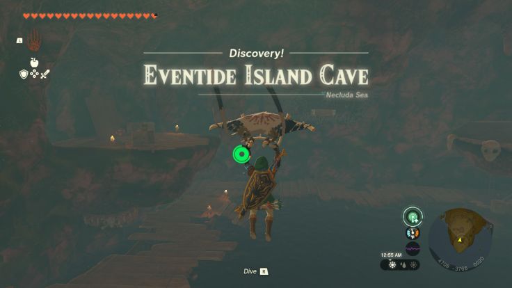 You will find Eventide Island Cave around the back of the east end of the island.