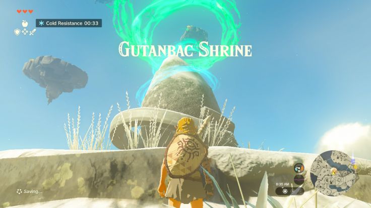After you complete the Ukouh Shrine, you can go southeast to the next shrine.