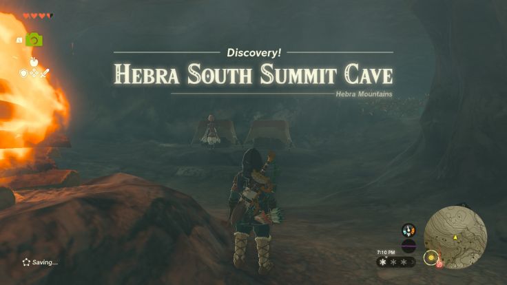 Your journey to find Tulin leads you to the Hebra South Summit Cave, northeast of the Rospro Pass Skyview Tower.