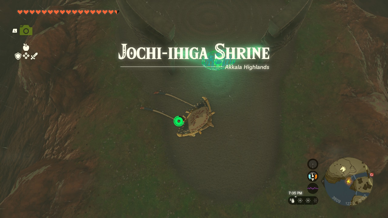 Jochi-ihiga Shrine can be found near Tarrey Town, where the shrine crystal is located.