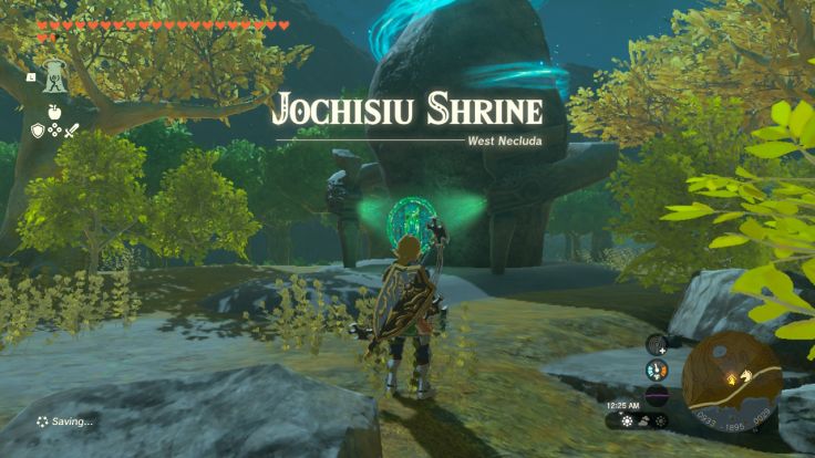 Jochisiu Shrine is revealed after you complete the shrine quest Keys Born of Water.