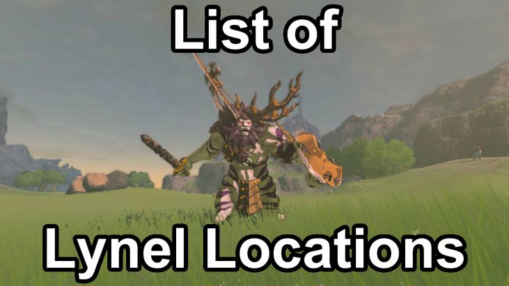 A list of the locations in The Legend of Zelda: Tears of the Kingdom where you can battle Lynels.