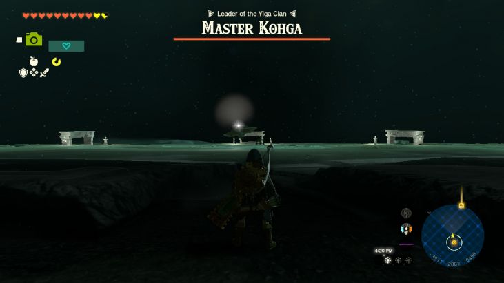 The second time you encounter Master Kohga, he creates a Fanplane to attack you.