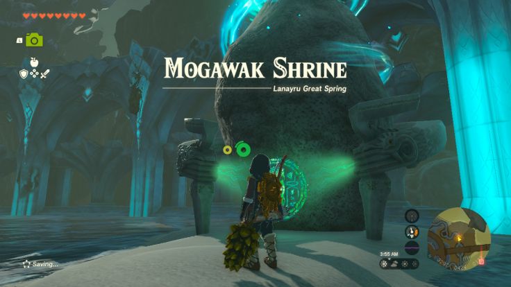 Mogawak Shrine can be found within Zora's Domain, in the Lanayru Great Spring region.