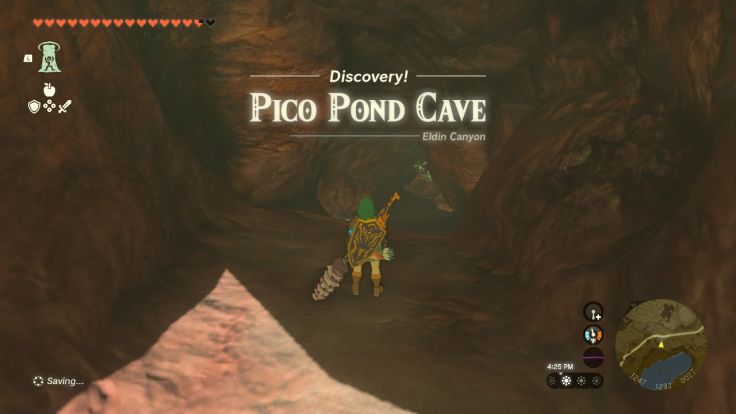 Pico Pond Cave can be found northeast of Woodland Stable, just north of Pico Pond.