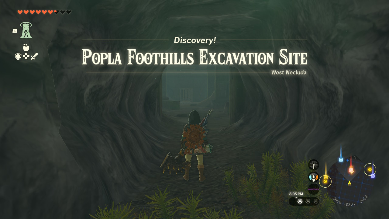 Popla Foothills Excavation Site is a cave near the Popla Foothills Skyview Tower. Popla Foothills Excavation Site is a cave near the Popla Foothills Skyview Tower.