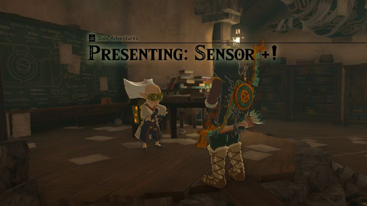 After Robbie adds the Shrine Sensor to your Purah Pad, you can gather data so Robbie can unlock the Sensor + feature.