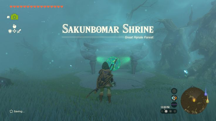 The Sakunbomar Shrine can be found by completing the quest 