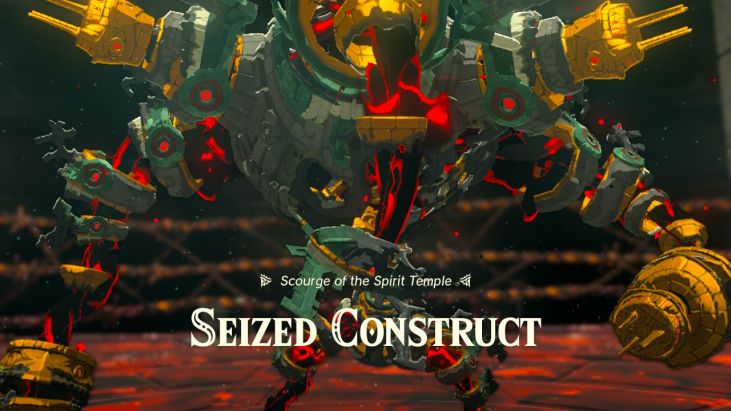 Seized Construct Boss Strategy - The Legend of Zelda: Tears of the