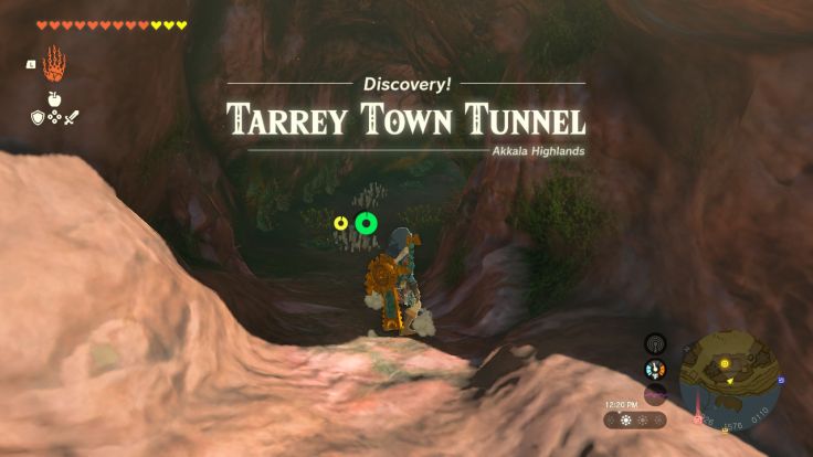 You can reach Tarrey Town Tunnel through the opening in the southwest part of the cliff that Tarrey Town is built on.