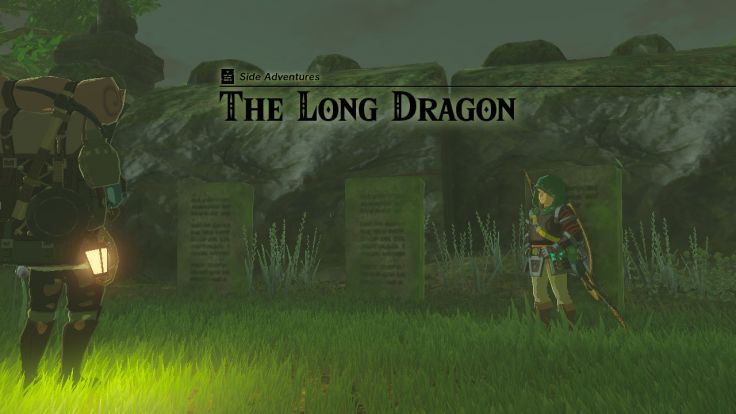 At the Thyphlo Ruins, one of the stone slabs refers to a long dragon that protects the mountain of death.