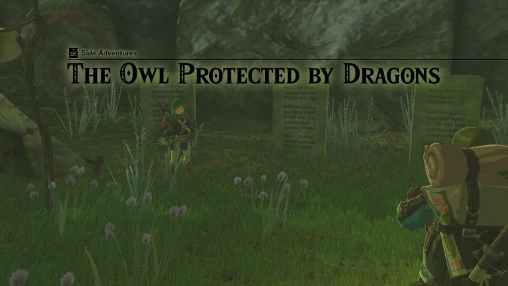 At the Thyphlo Ruins, one of the stone slabs refers to an owl protected by dragons.