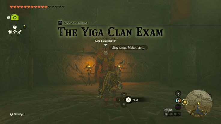 To become a Yiga Blademaster, you have to visit the Yiga Blademaster Station and complete the Yiga Clan Exam.