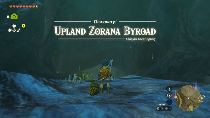 You can find the entrance to Upland Zorana Byroad to the northwest of Ralis Pond.