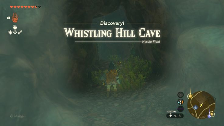 Whistling Hill Cave can be found just north of Teniten Shrine in Hyrule Field.