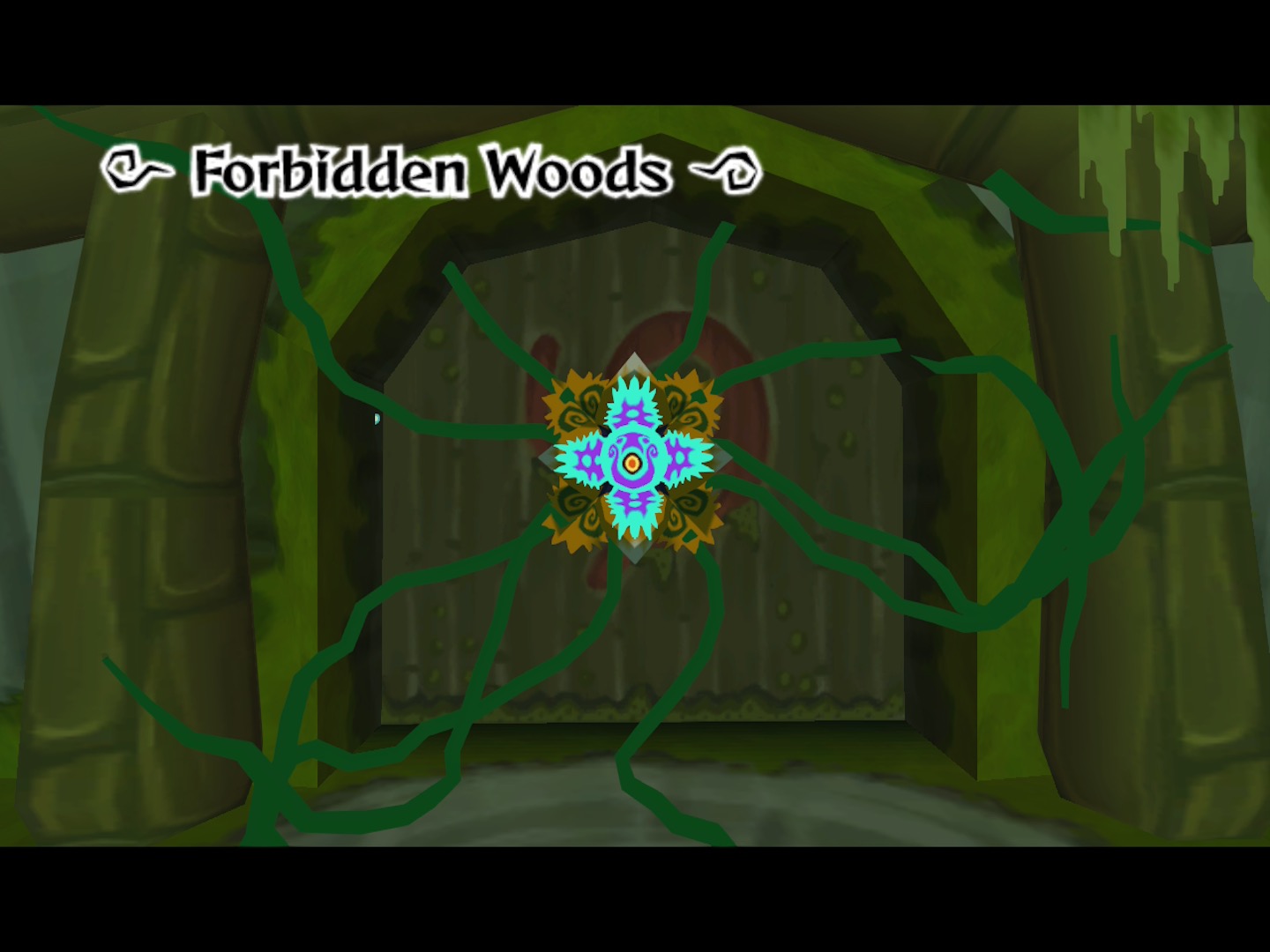 After defeating the ChuChus on the Deku Tree, you go into the Forbidden Forest dungeon. After defeating the ChuChus on the Deku Tree, you go into the Forbidden Forest dungeon.